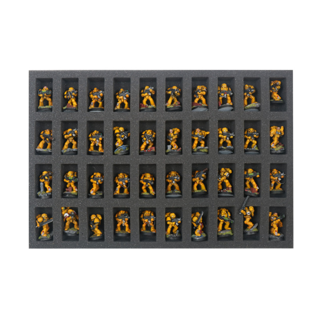Rangement Safe & Sound - Boîte pour 40 Figurines (Socles 25mm)