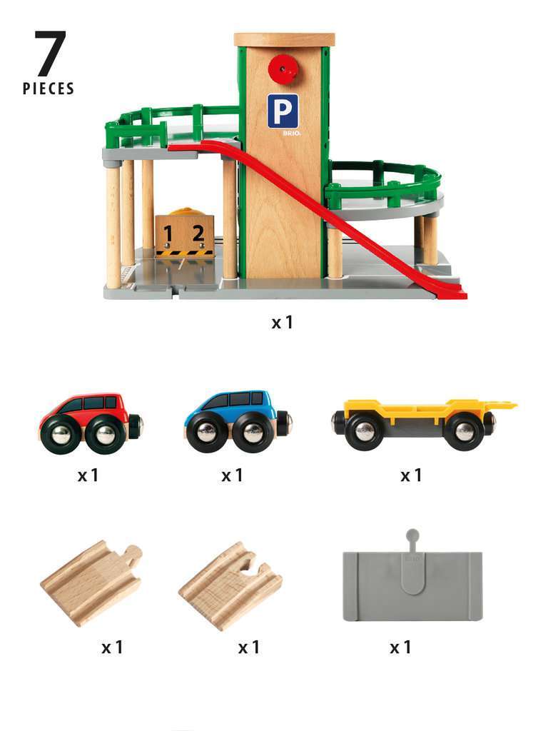 BRIO Spiel Parkhaus, Straßen&Schienen