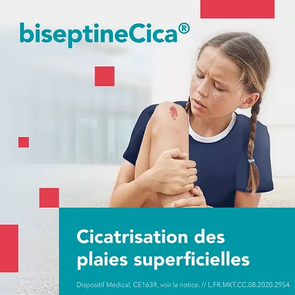 Biseptine Cica Cicatrisation des Plaies Superficielles 50g