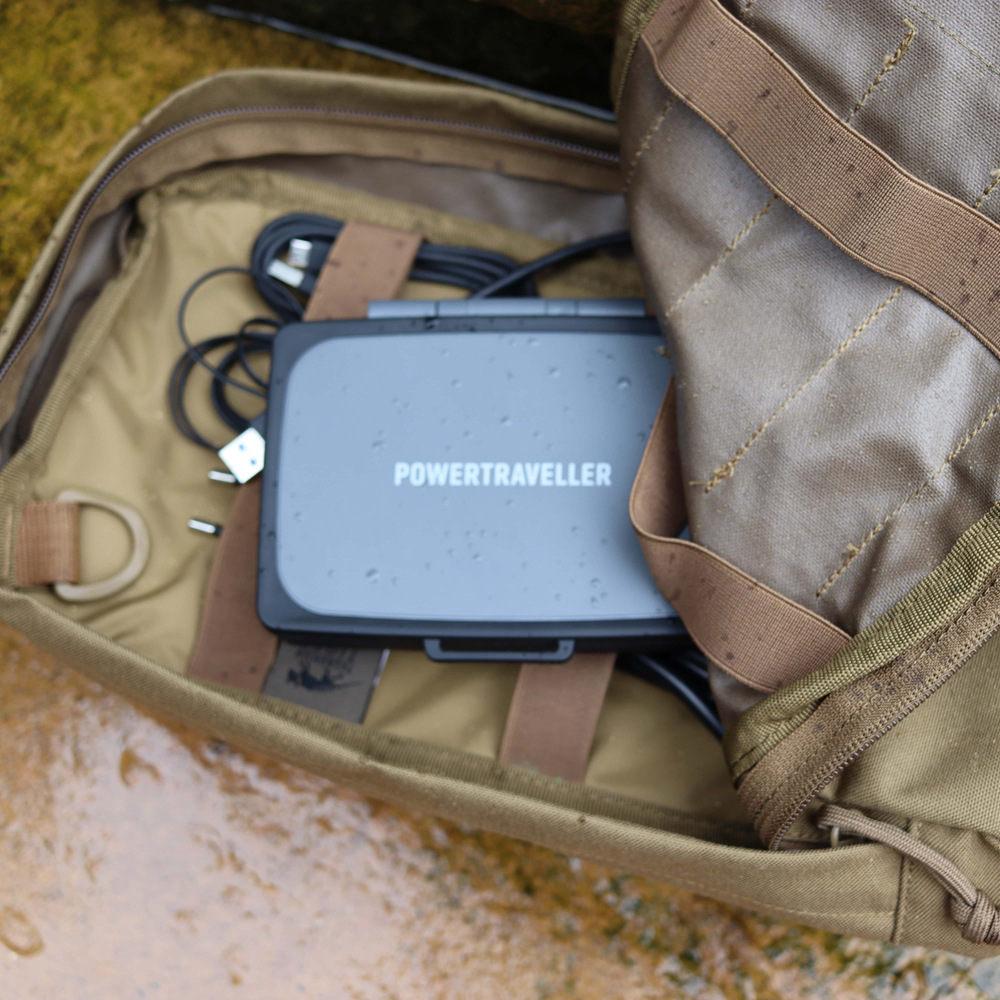 POWERTRAVELLER - Panneau solaire Adventure 2 - Batterie intégrée