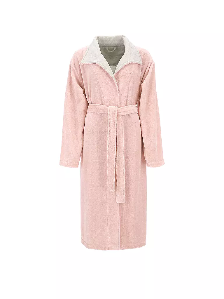 VOSSEN Damen Bademantel ANDORRA Pearl Skin/Ivory rosa