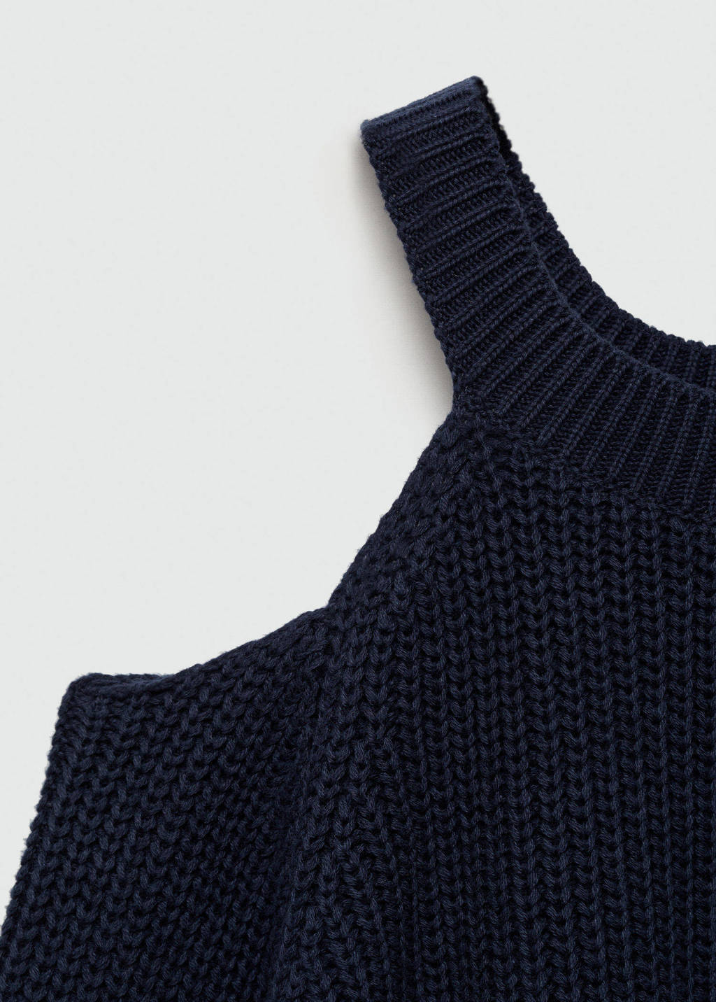 MANGO TEEN gebreide trui donkerblauw