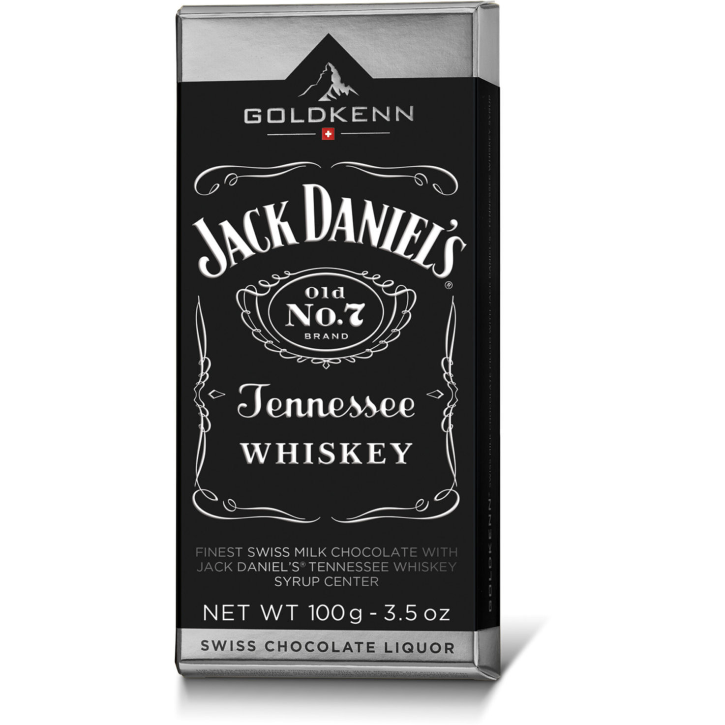 Goldkenn Likör-Tafel mit Jack Daniel's® Whiskey-Füllung