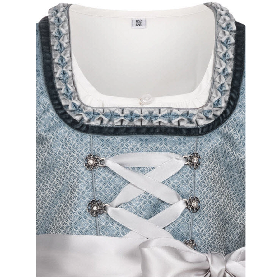 Nübler Kinderdirndl 3-teilig Laura Blau