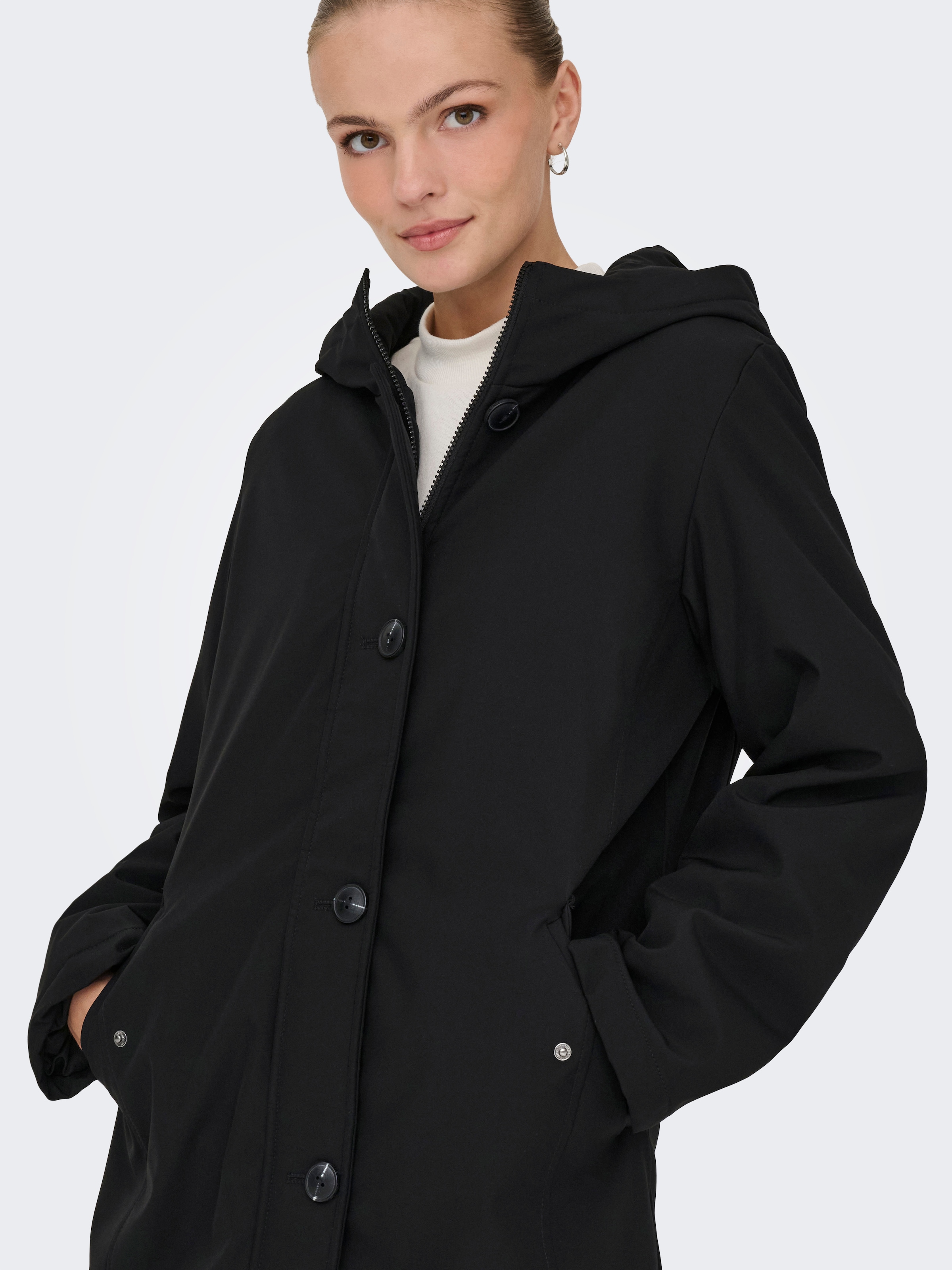 ONLY Parka »ONLOLIVIA LIFE PARKA COAT CS OTW« mit Kapuze