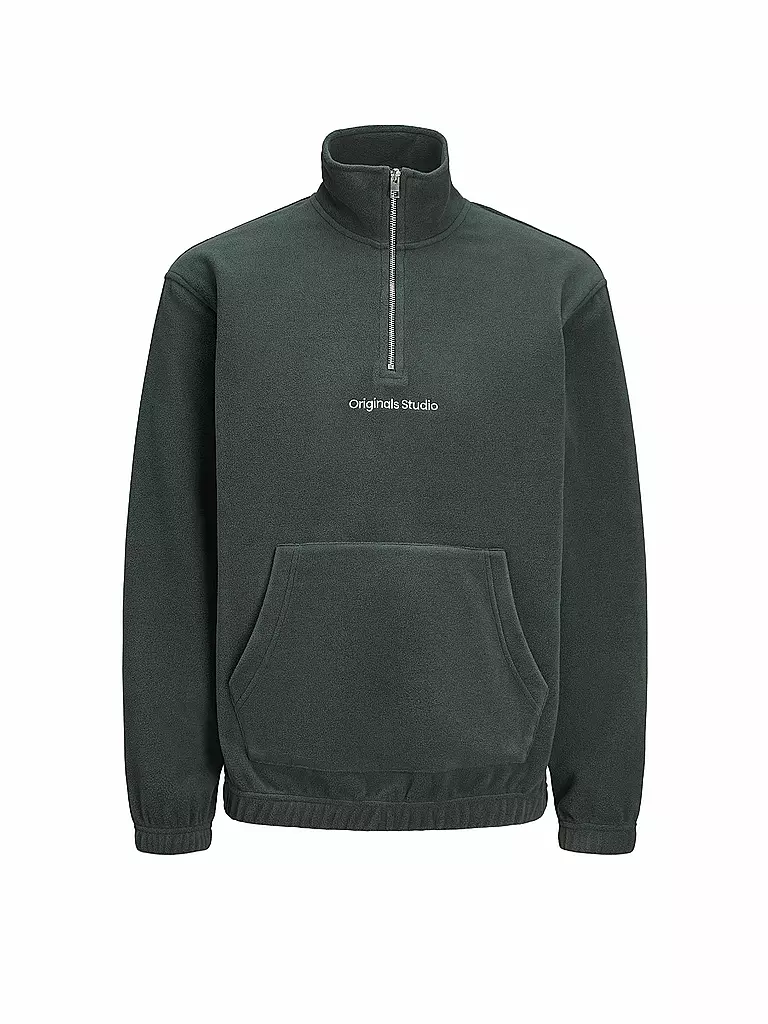JACK & JONES Pullover JORVESTERBRO dunkelgrün