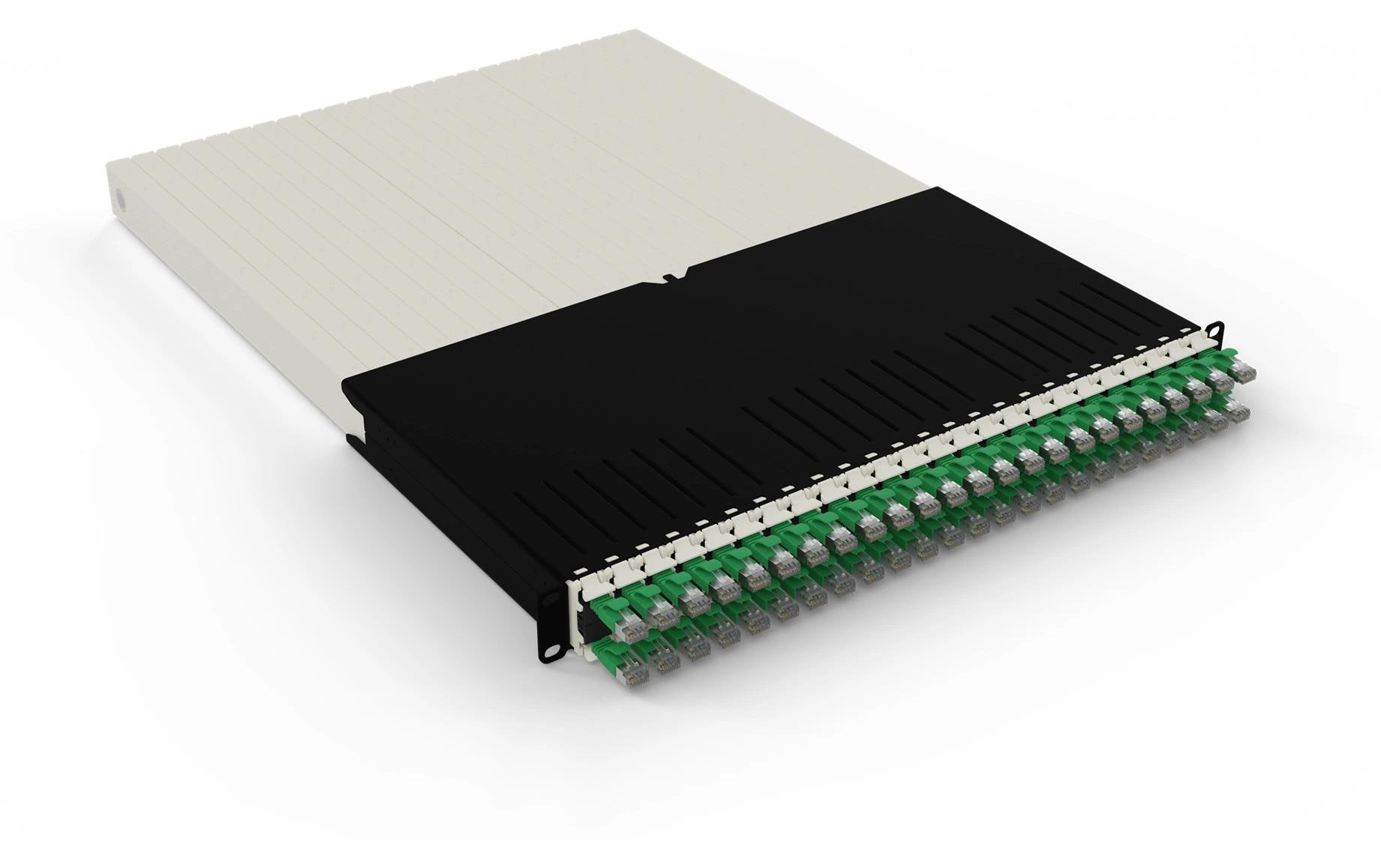 patchbox.one / 30RU / Cat 6A, STP, 1.8 m, Grün<br>All-in-One Lösung für Ordnung im Netzwerkschrank