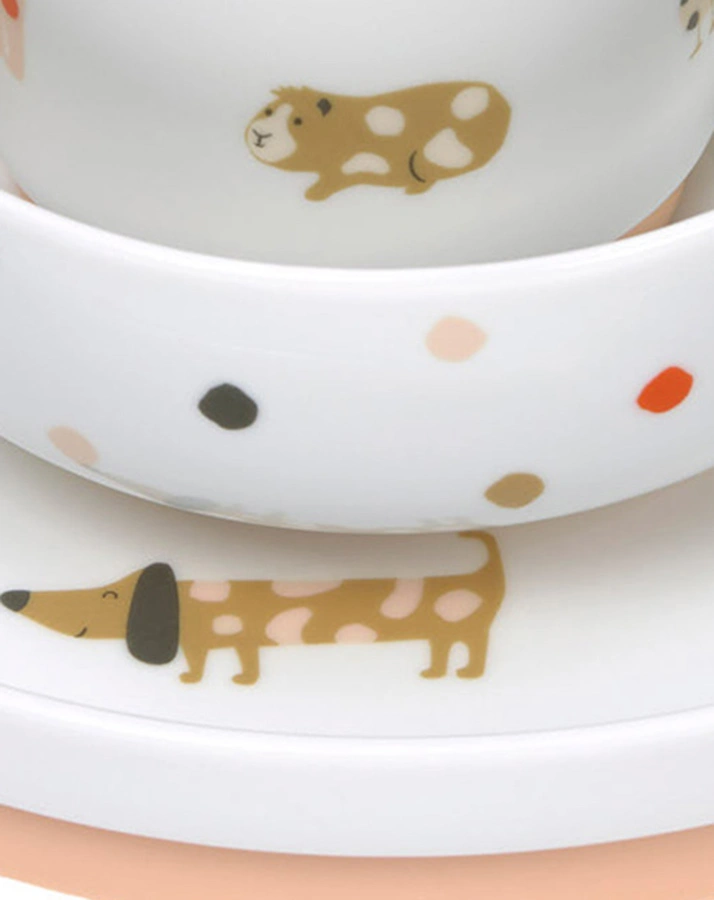 Geschirr-Set LITTLE MATEYS 3-teilig in spicy orange