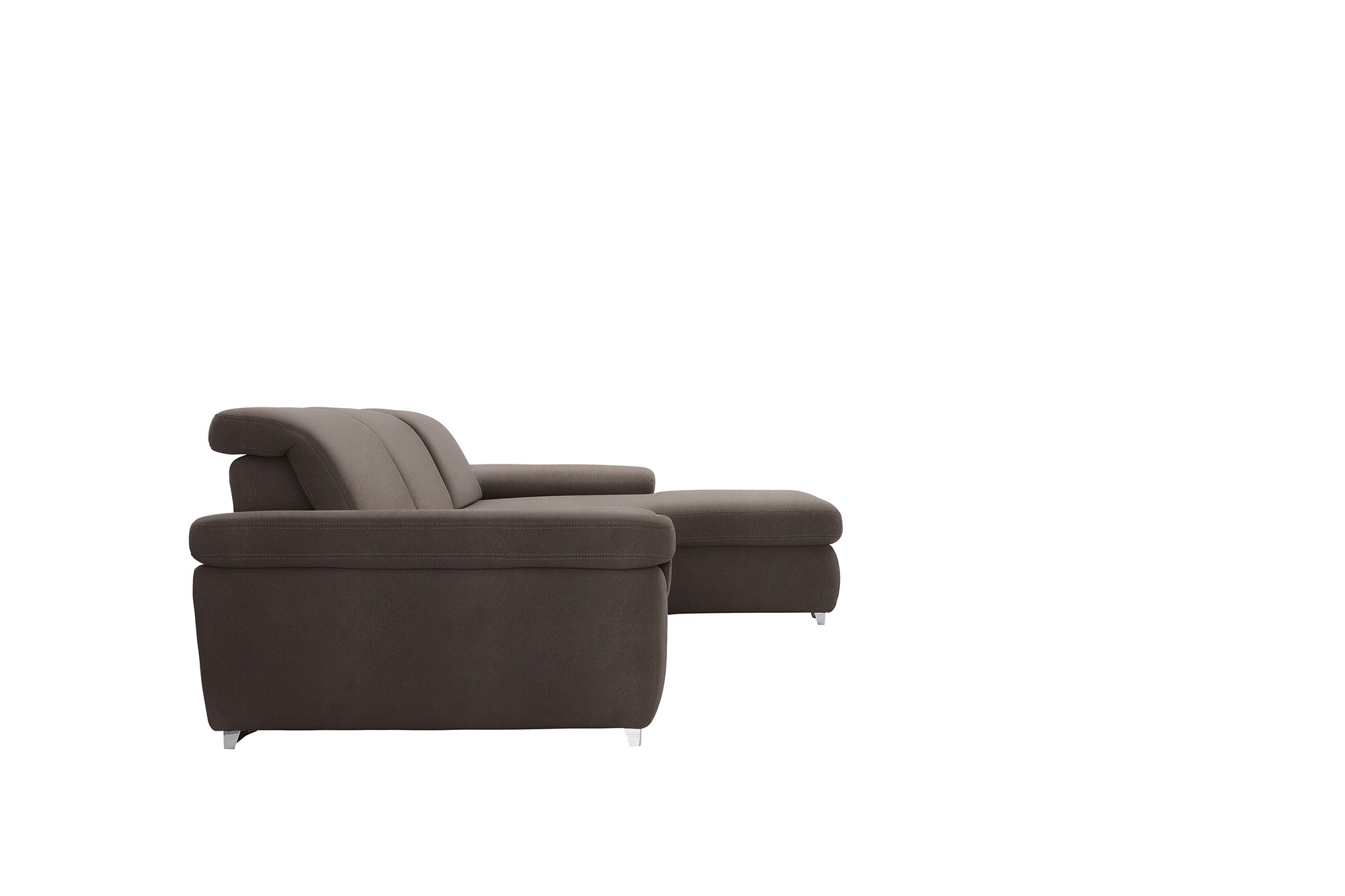polsterpower Boxspringsofa - Saddle anthrazit - Basismodell - Recamiere rechts