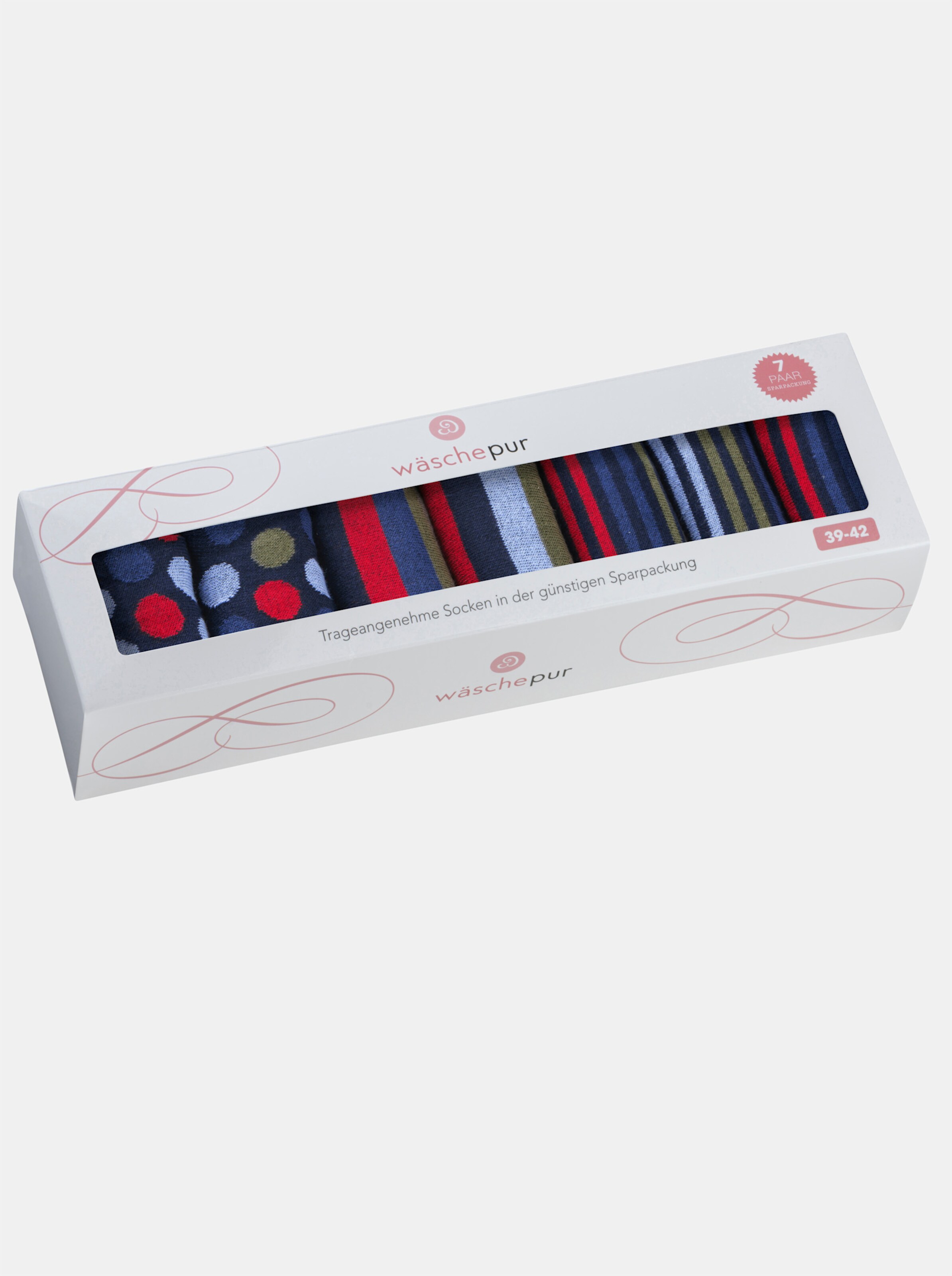 wäschepur Socken in farbig-sortiert