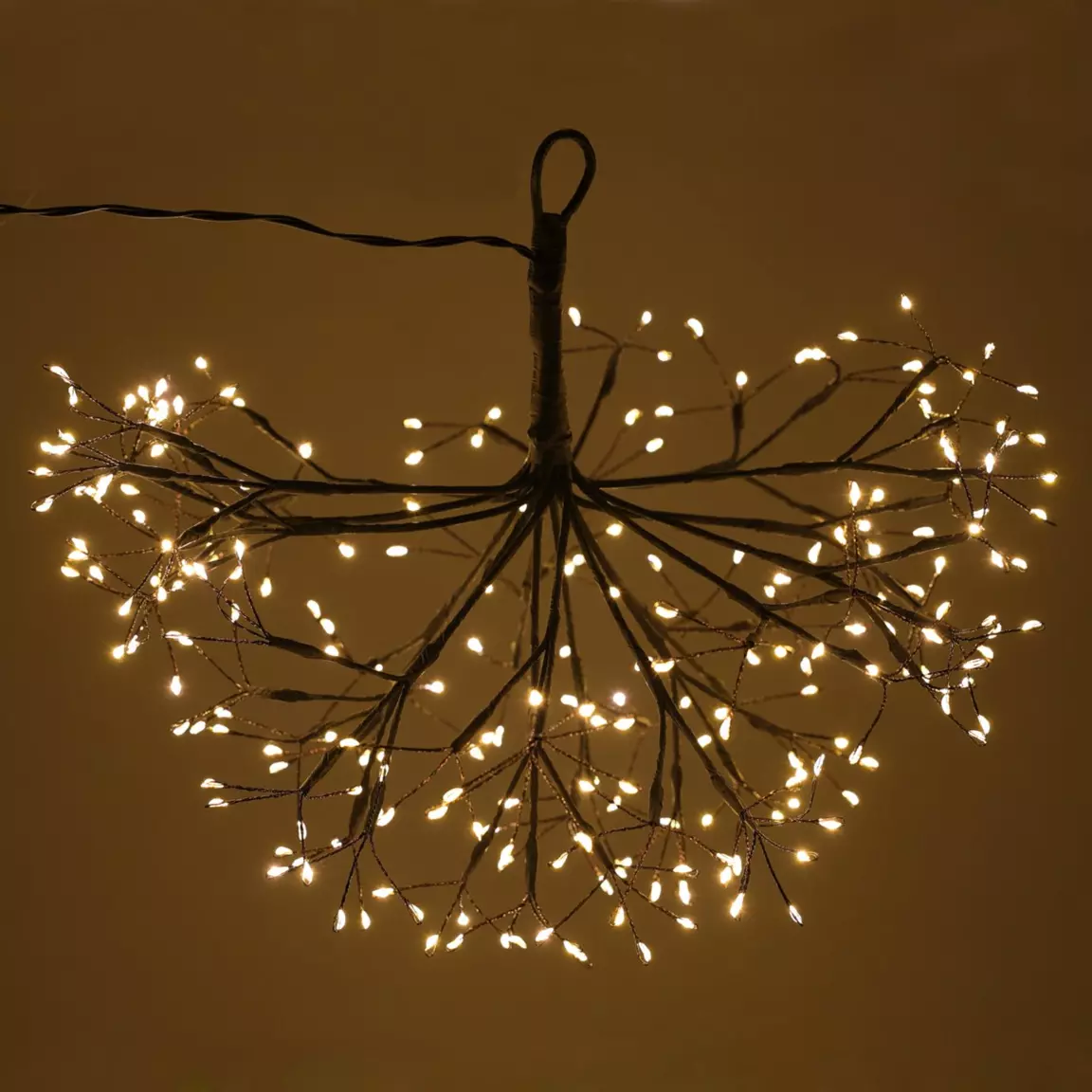 Boule lumineuse à suspendre 240 LED (D35 cm) Blanc chaud