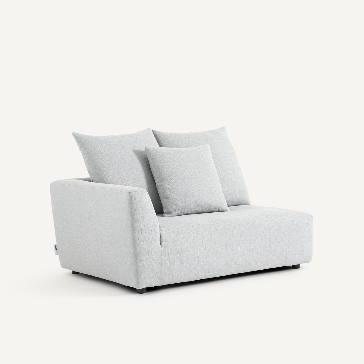 OTTO STUDIO PARA AM.PM<br>Meio sofá em algodão cânhamo, Chill