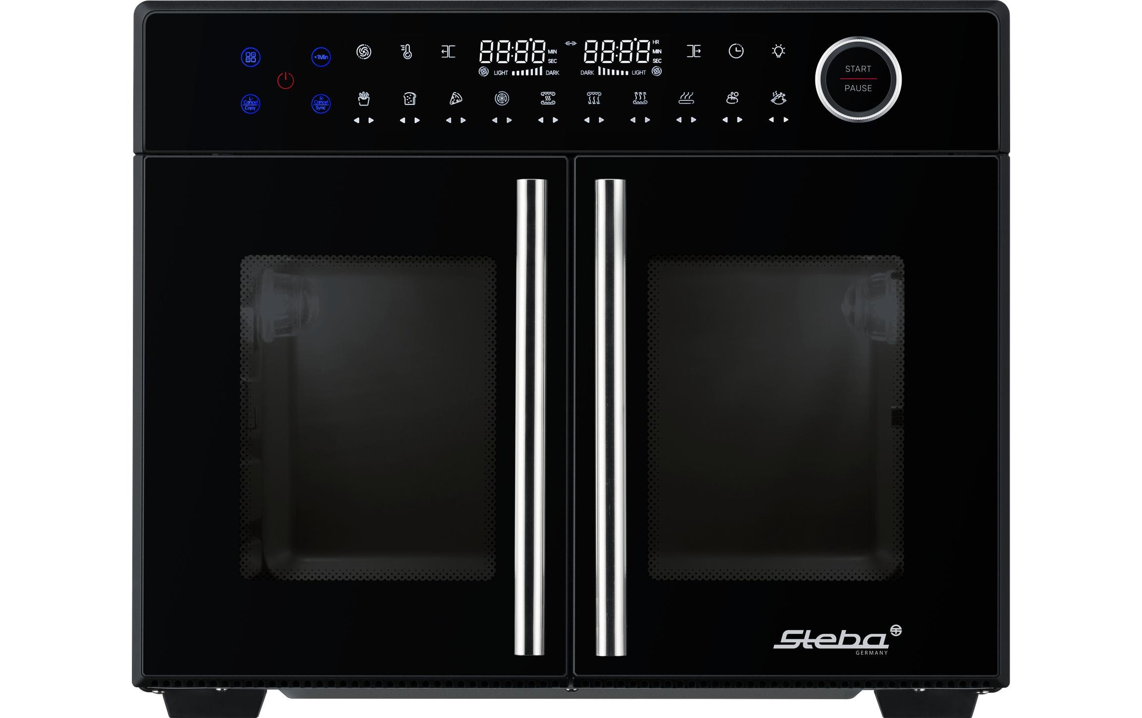 Backofen Airfry Grillbackofen AF Tri Zone 24 l, Schwarz<br>Multifunktions-Dampfbackofen