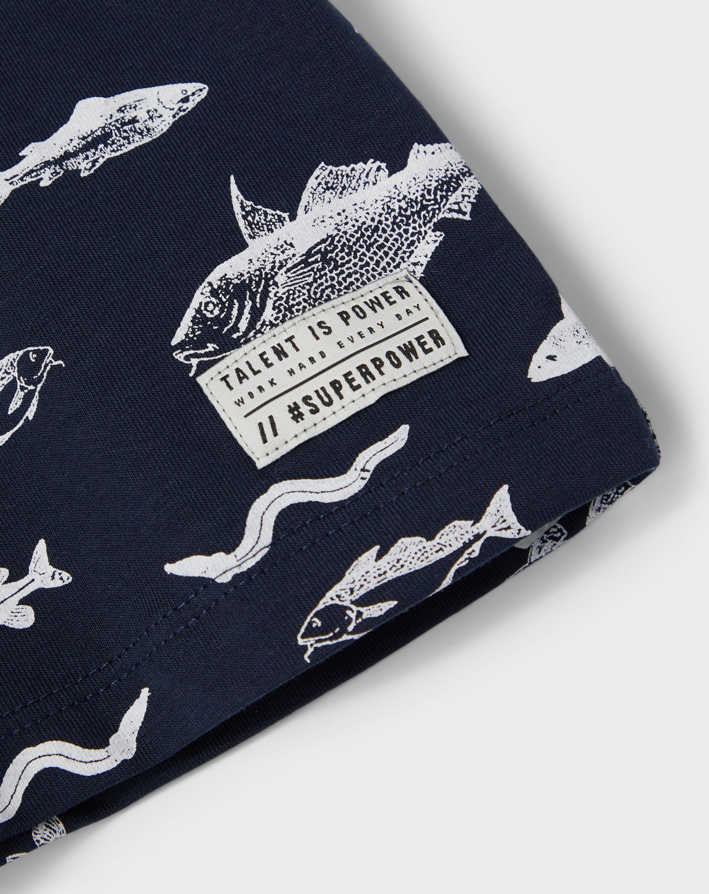T-Shirt NKMFANDERS in dark sapphire