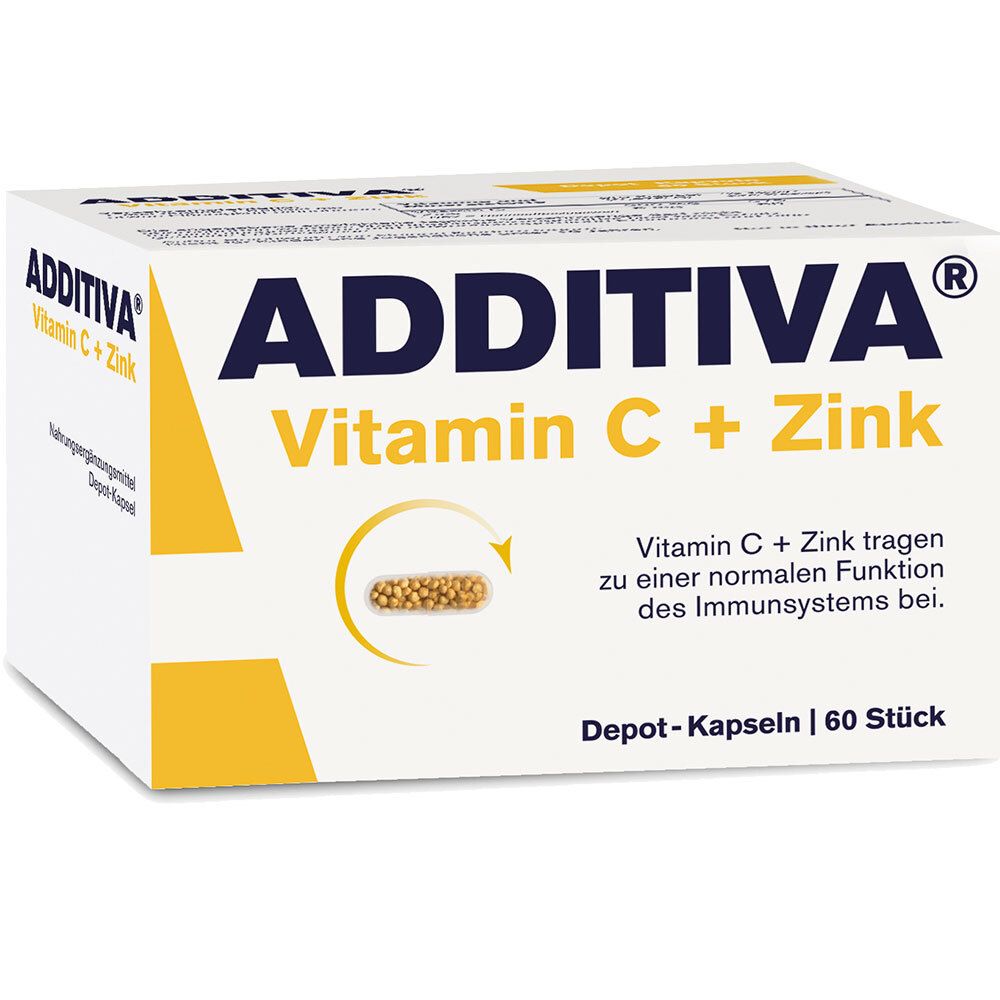 Additiva Vitamin C + Zink Depot Kapseln