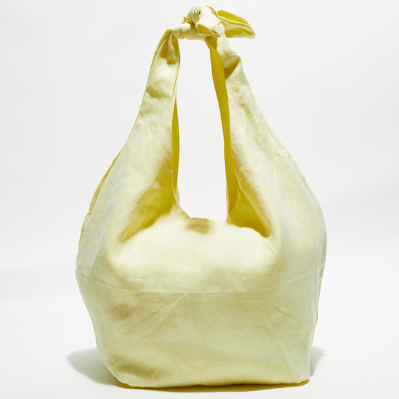 Faithfull the Brand Tote Bag 100% Lin Hanna jaune clair - 50x42 cm