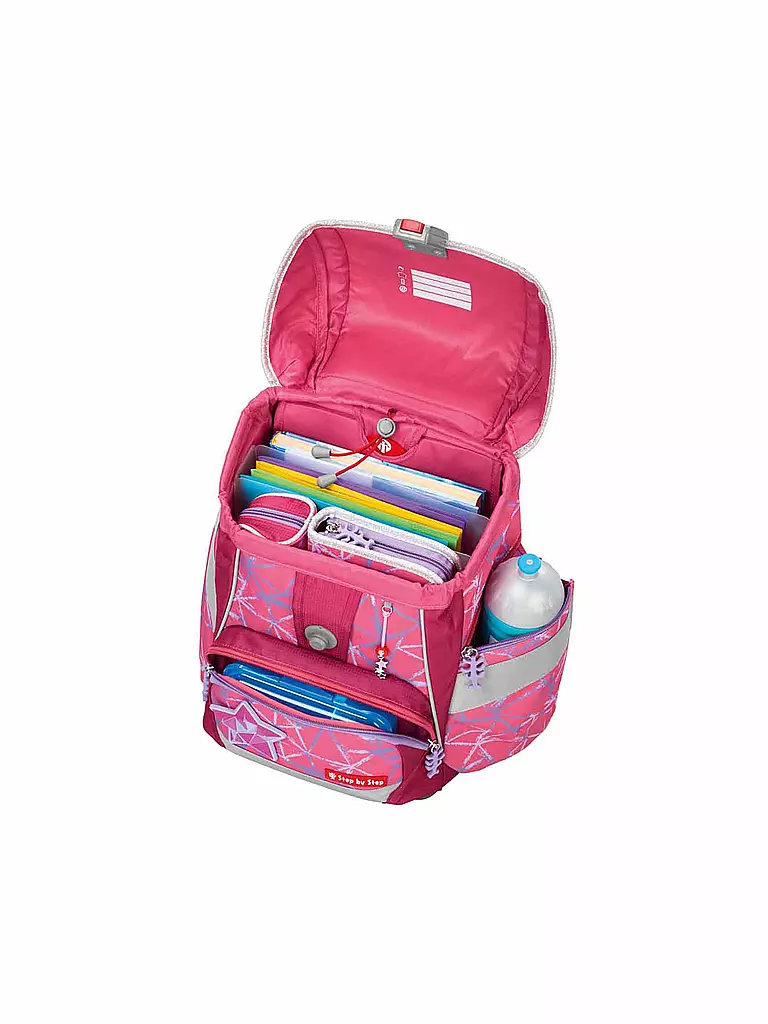 STEP BY STEP Schultaschen Set 6tlg - 2in1 Plus Star Stella pink