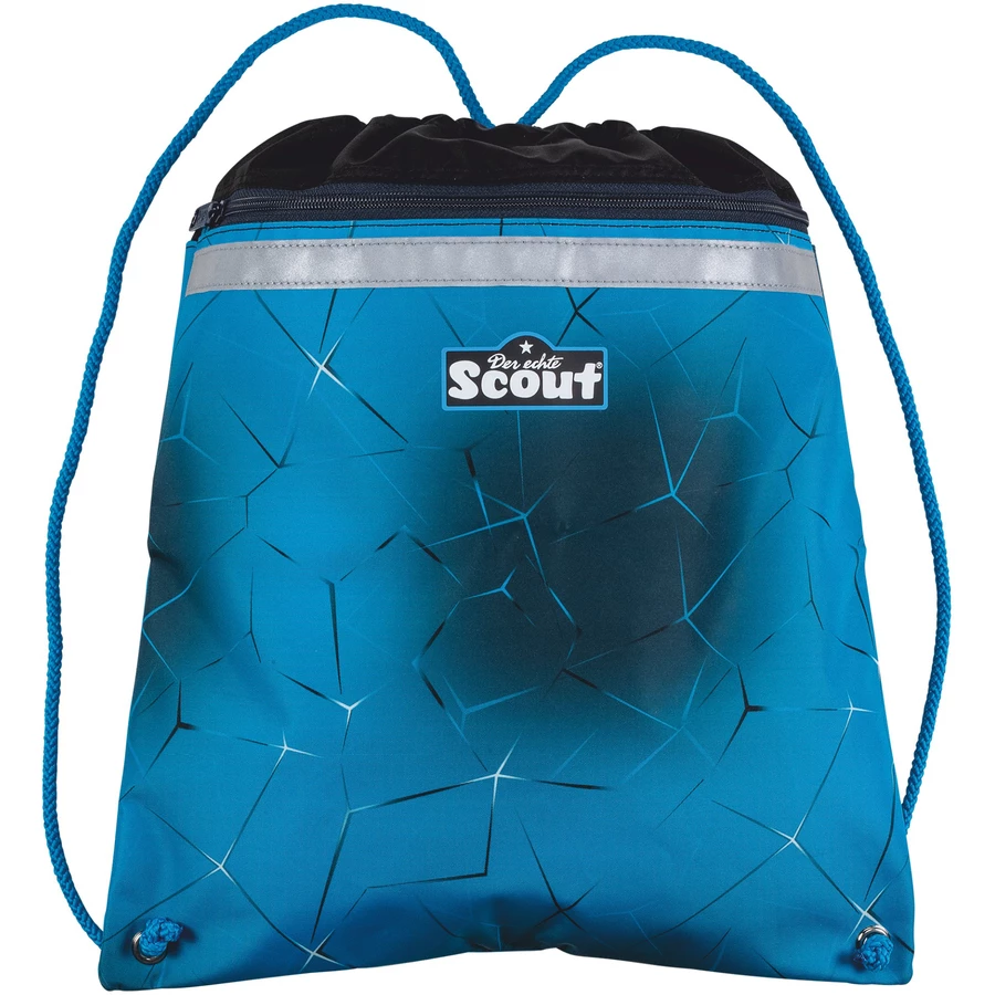 Scout Genius Exklusiv Safety Light - Schulranzen Set 5tlg. Polar blue