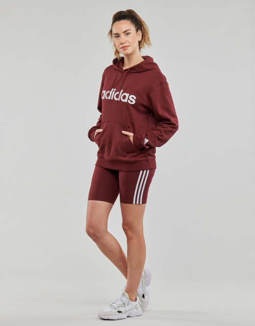 Adidas Sportswear - LIN FT HD - Marron / Blanc