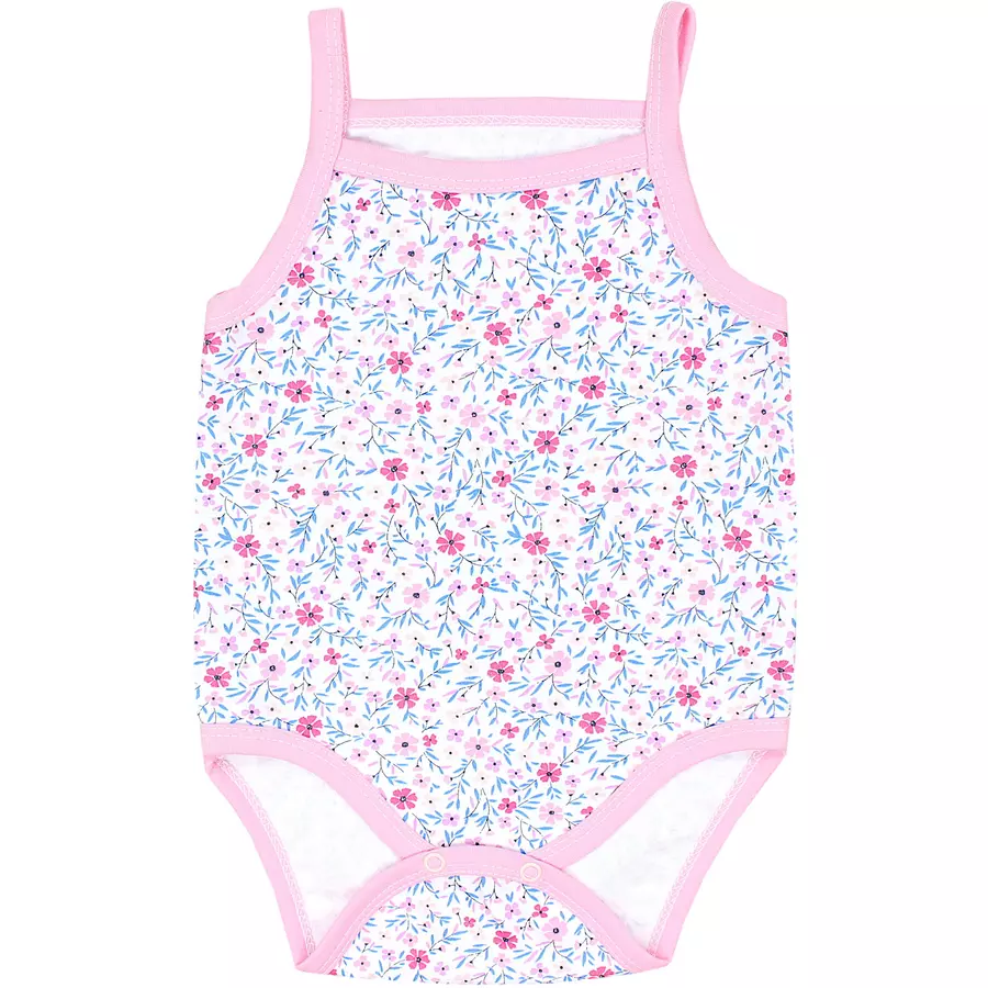 TupTam Mädchen Babybody mit Spagettiträger Sommer 5er Pack rosagrün