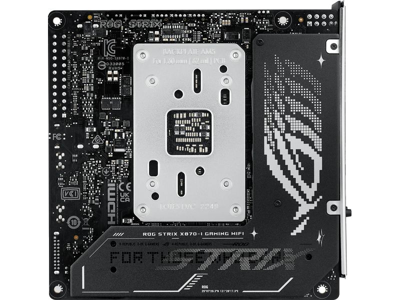 ASUS ROG Mainboard Strix X870-I Gaming WIFI Gaming ATX-Mainboard mit X870-Chipsatz und WLAN