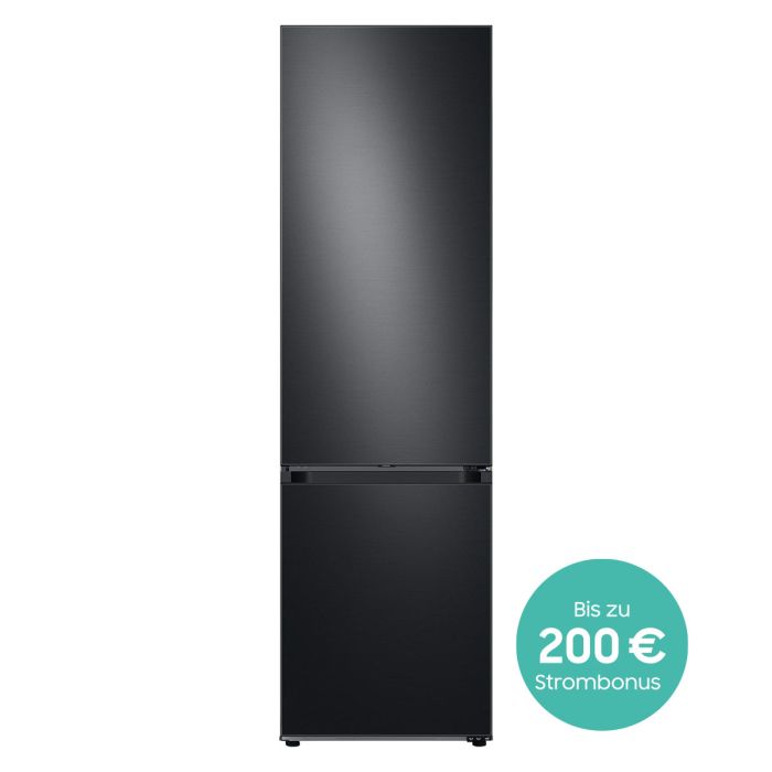 Samsung Kühl- Gefrierkombination Bespoke RL38A7B63B1/EG Premium Black Steel