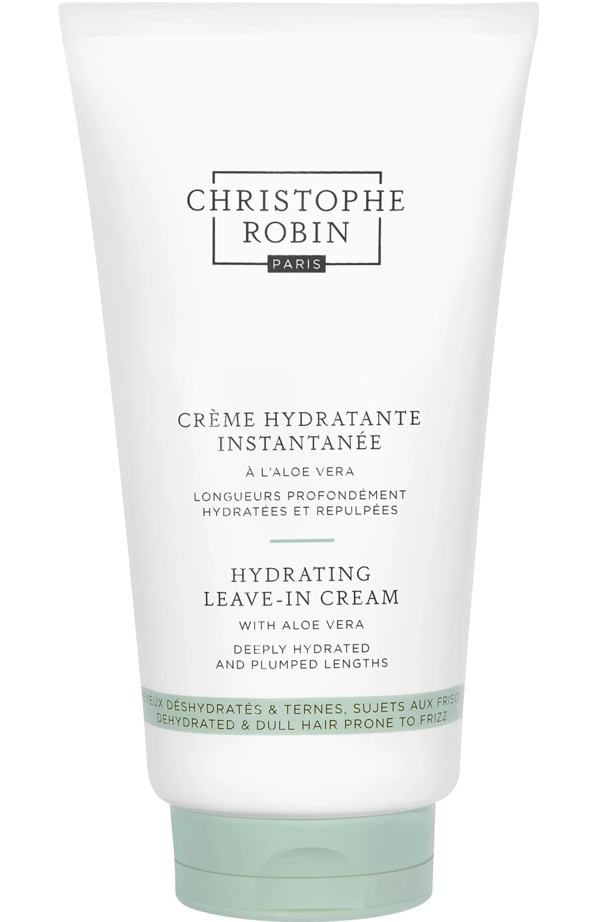 Christophe Robin Crème hydratante instantanée brushing & coiffage à l’aloe vera-150 ml