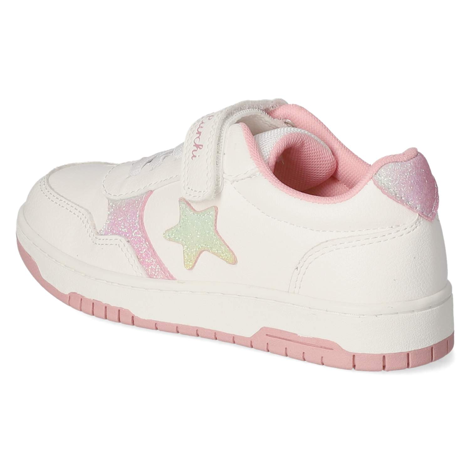 Lurchi Klettschuhe GESINA - white-rainbow glitter