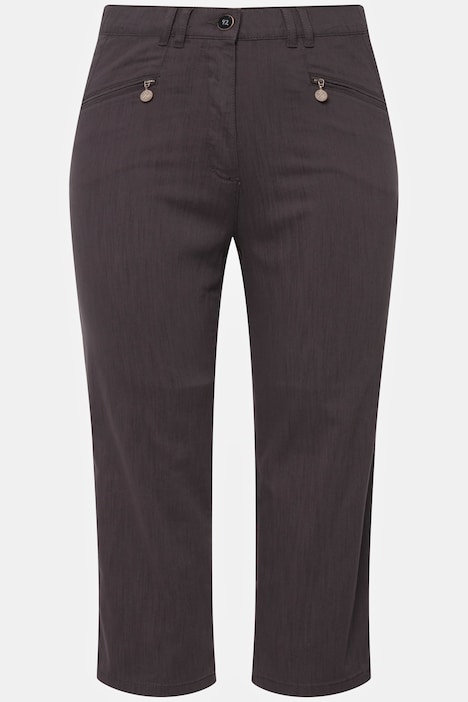Hose Mony, wadenlang, Zipptaschen, Stretch