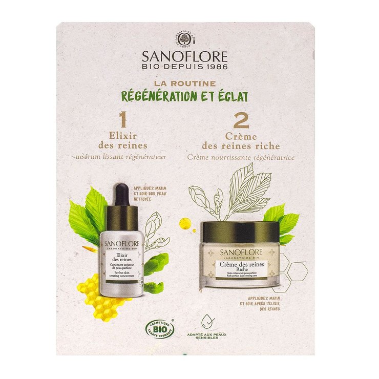 Coffret sérum éclat bio 30ml + crème riche jour 50ml