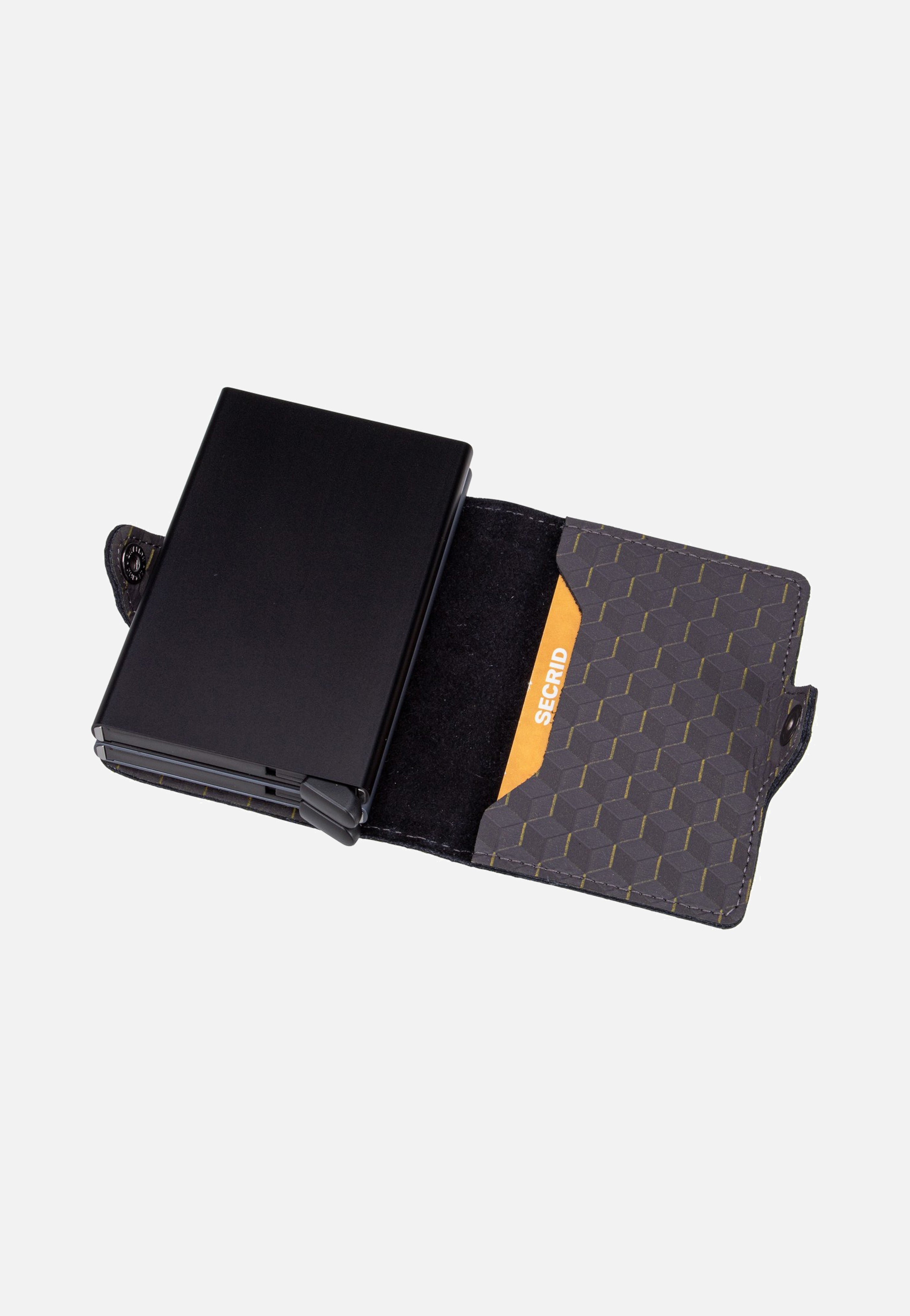 Twinwallet Optical Grey-Yellow - Portemonnaie