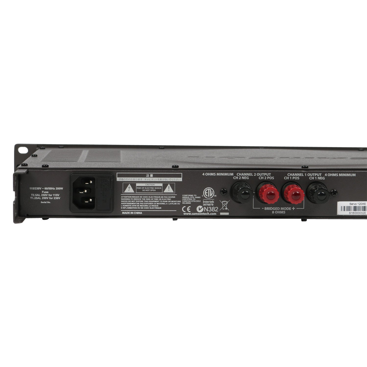 Samson Servo 120a 2 x 60 watt versterker