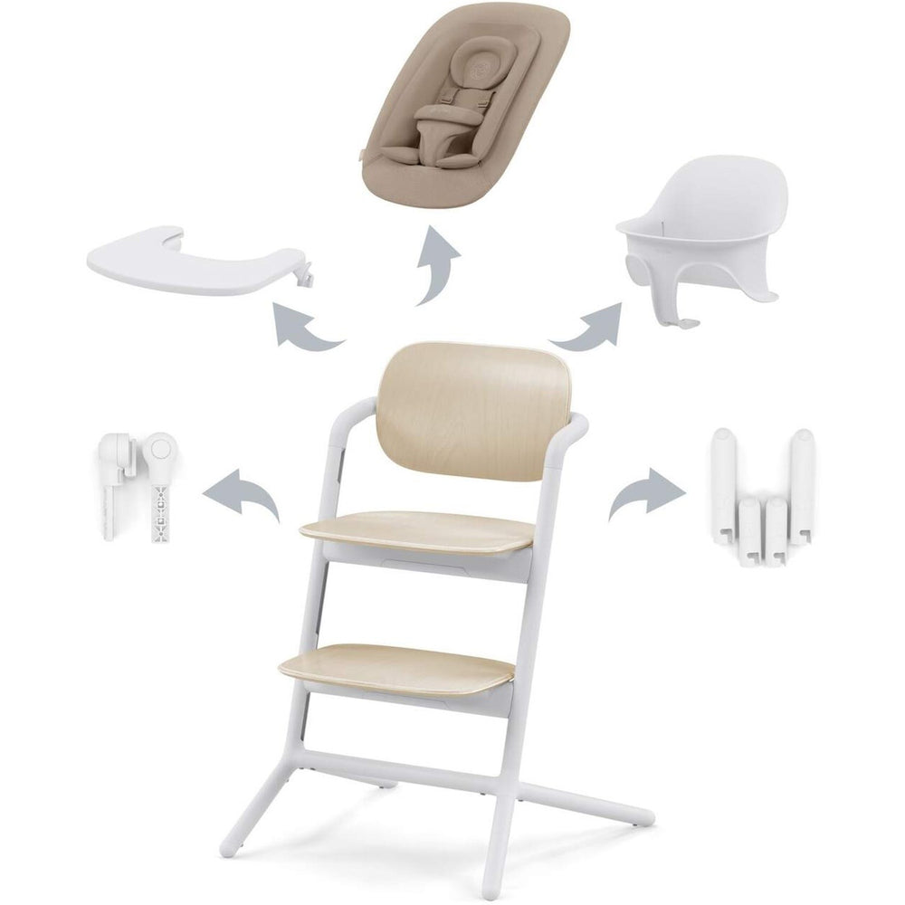 Køb Cybex Sand White LEMO 4i1 Sæt