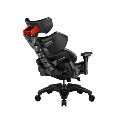 Fauteuil gamer TERMINATOR - accoudoirs réglables - appuie-tête intégré - noir