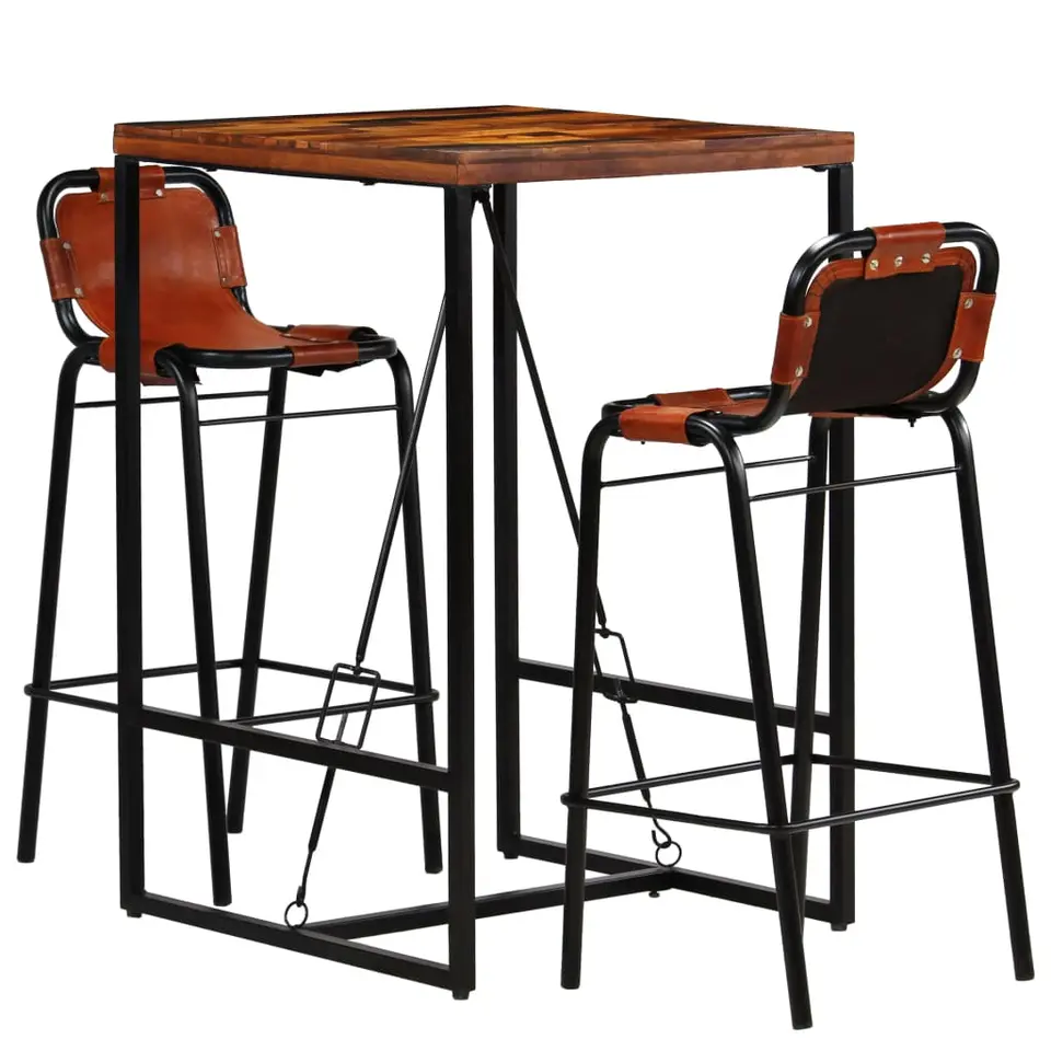 vidaXL - Barset - Bruin - Hout
