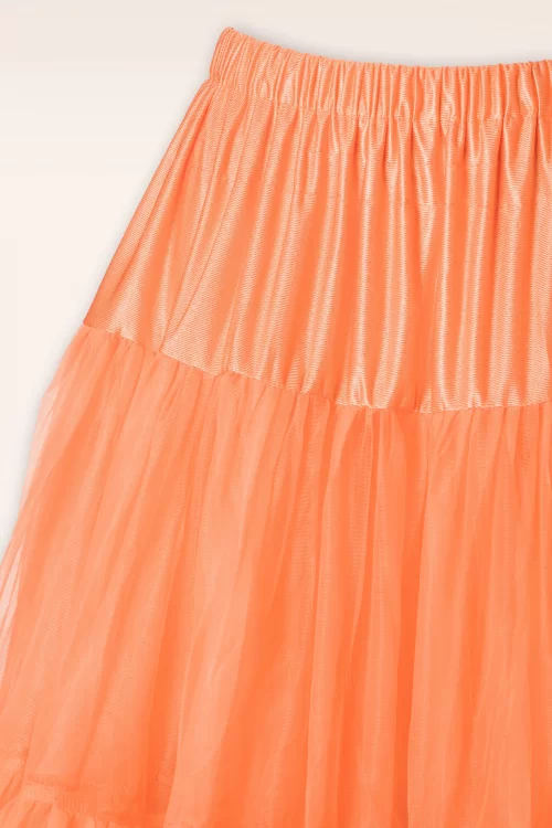 Banned Retro Lola Lifeforms petticoat in oranje