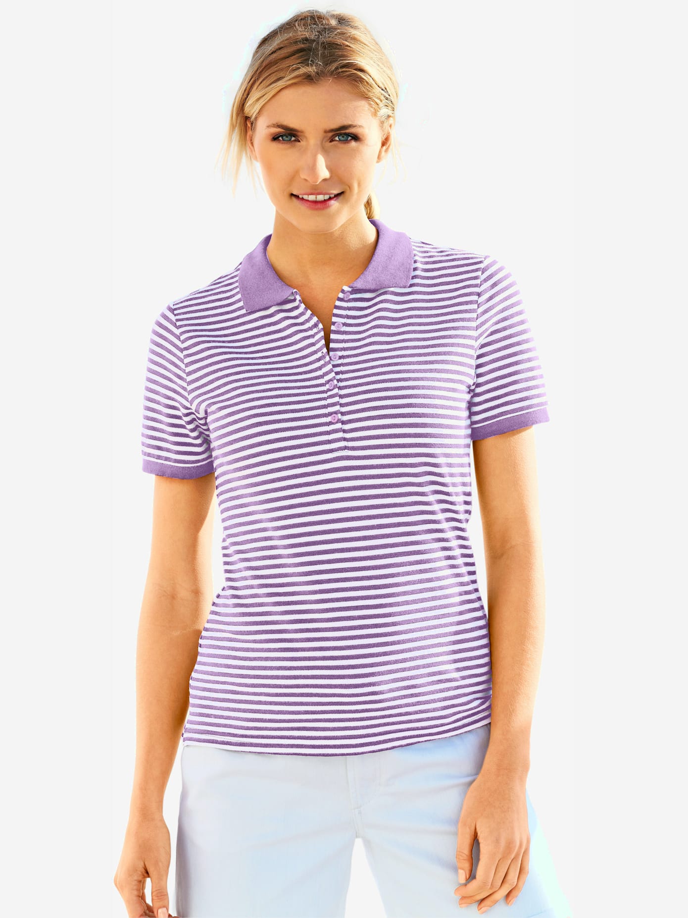 Style polo classique au motif rayé original