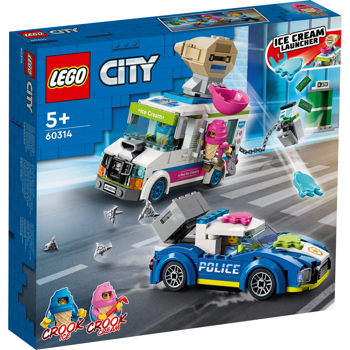 La course-poursuite du camion de glaces LEGO City 60314