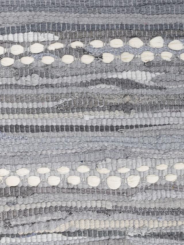 Streifenteppich mit Farbverlauf & Fransen, 230 x 160 cm