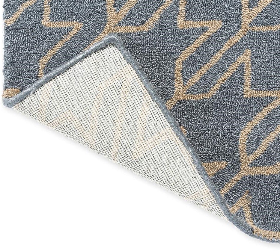 Vloerkleed Washed Blue 455708 Houndstooth