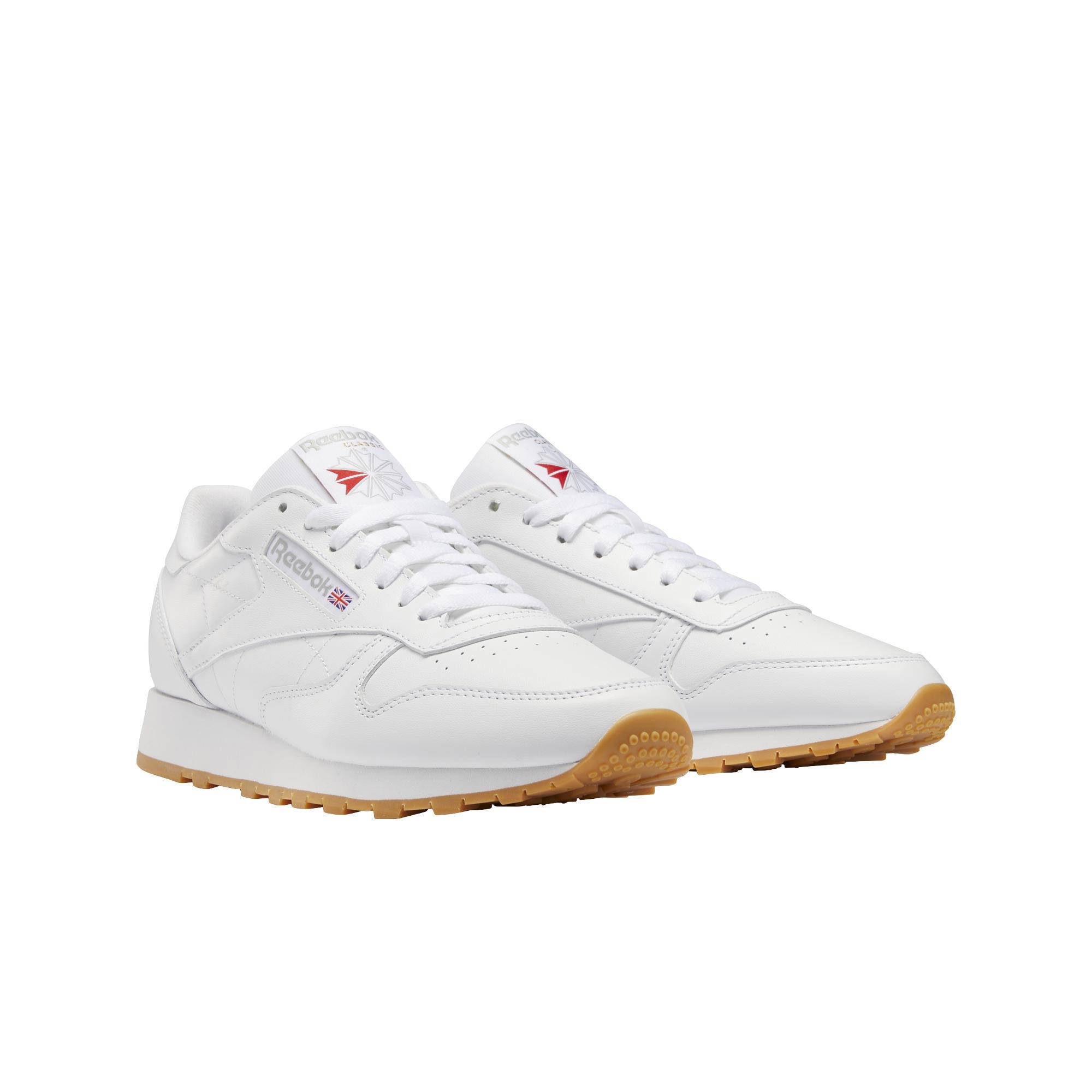 Reebok Classic Leather sneakerswit/lichtgrijs