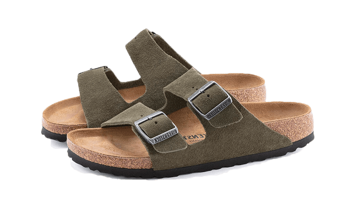 Birkenstock Arizona Suede Leather Thyme