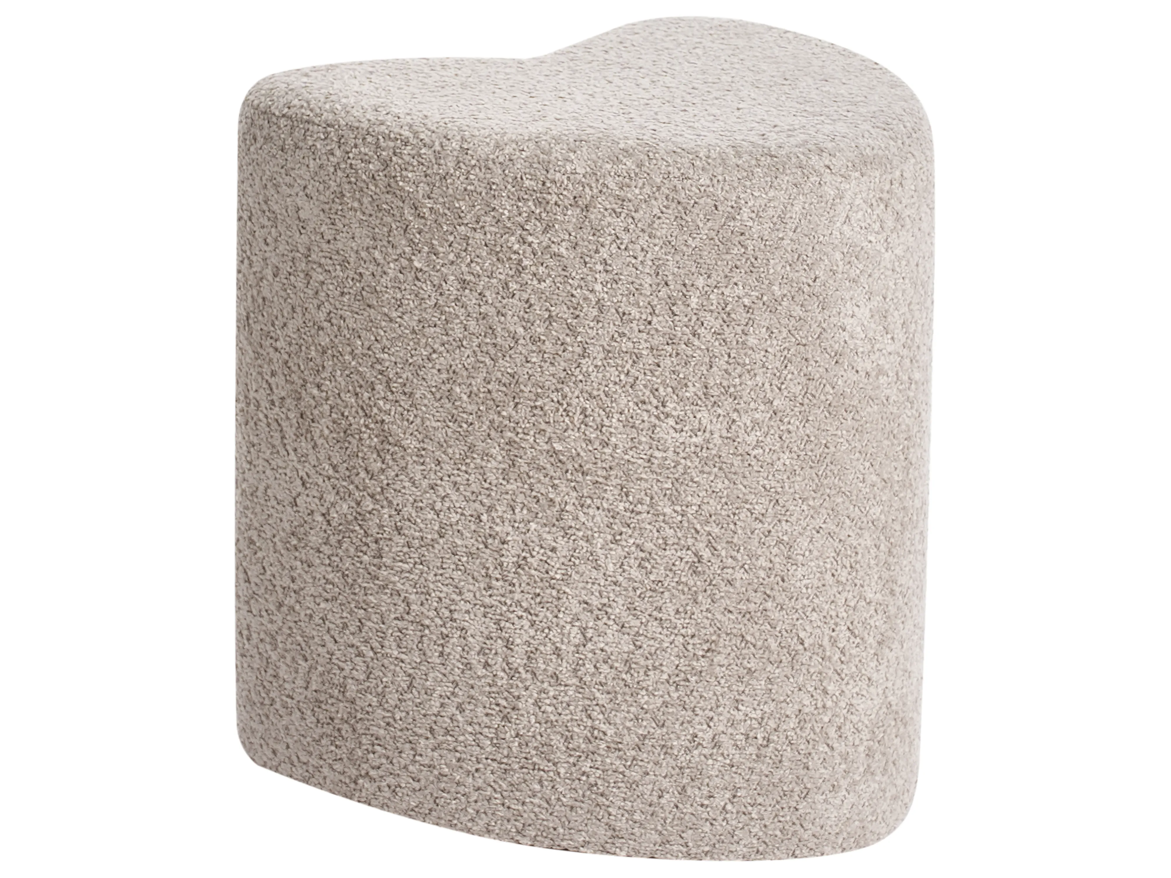 Poef SCOTIA Chenille Lichtbruin