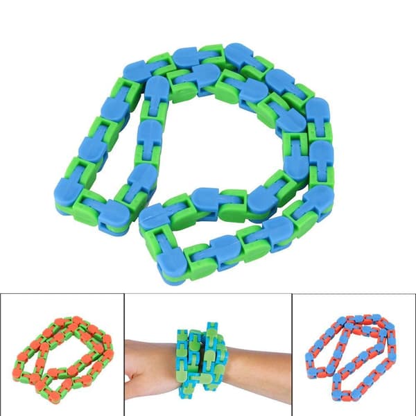 2-Pak - Wacky Tracks Fidget Toys - Leke / Sensory - 56 cm