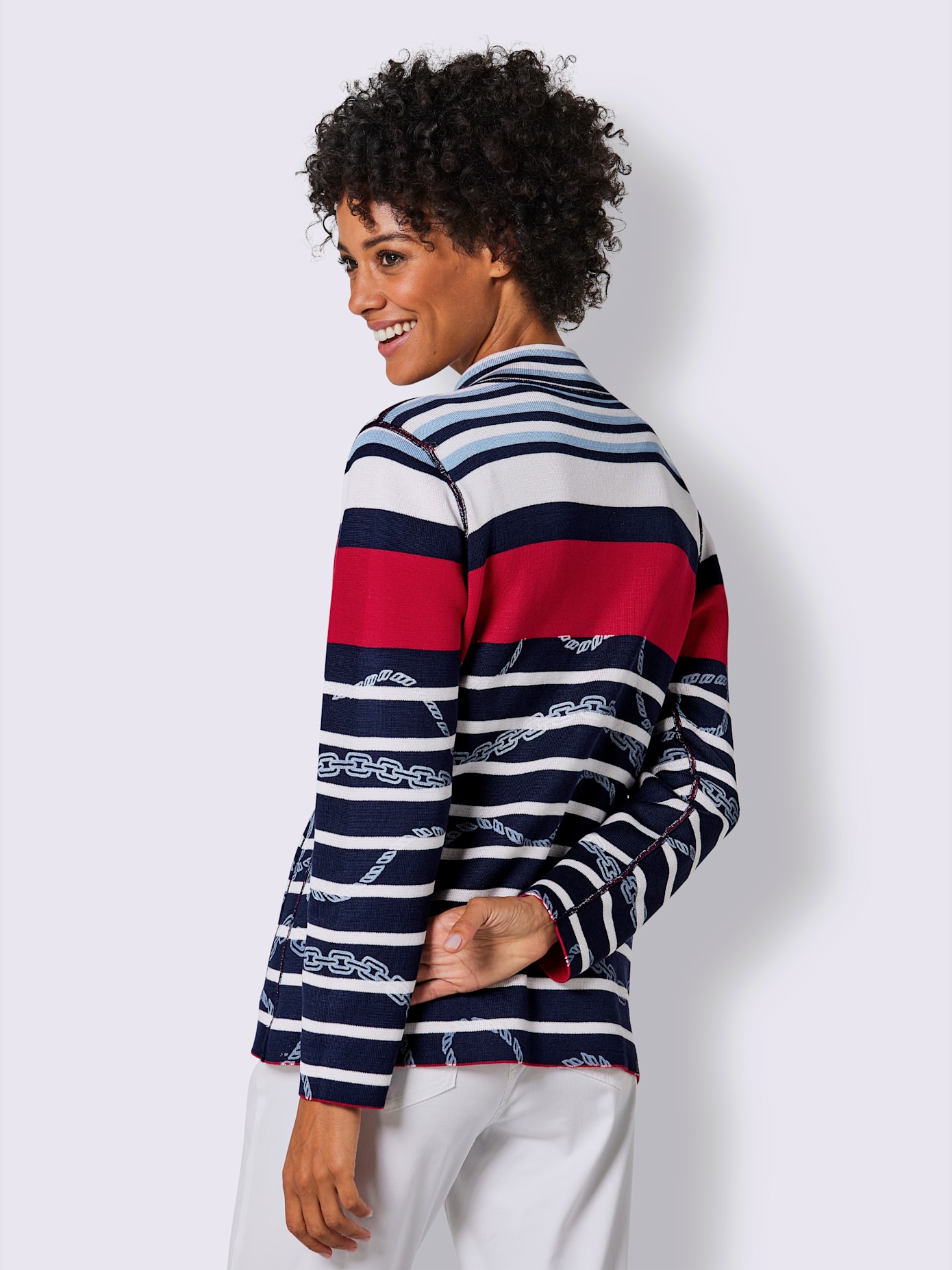 Veste en tricot, modal et coton mélange de modal doux