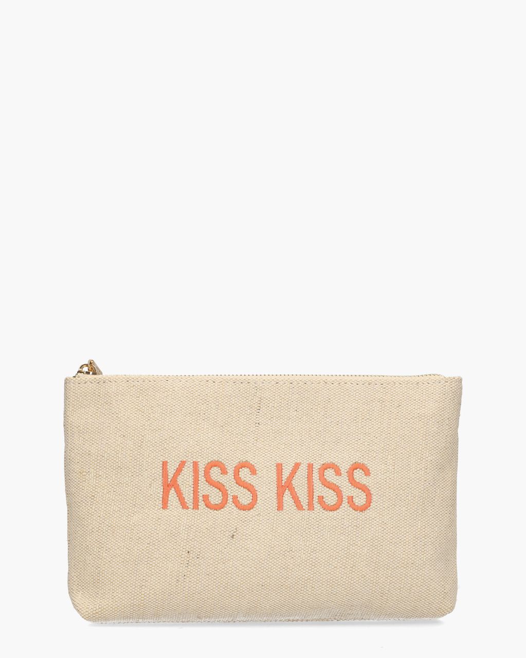Lollipops Patrizia Clutch Beige/Koraalrood Tas