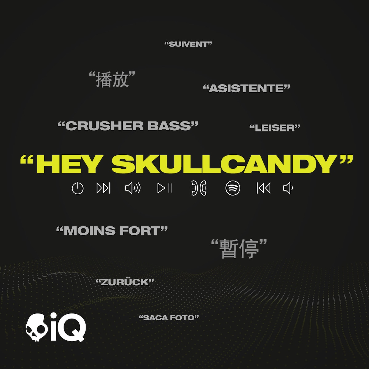 Skullcandy Crusher ANC 2 trådløse around-ear hodetelefoner (sort)