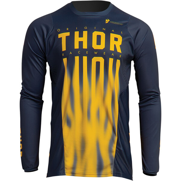 Thor Motocross - Maillot Pulse Vapor Navy / Jaune
