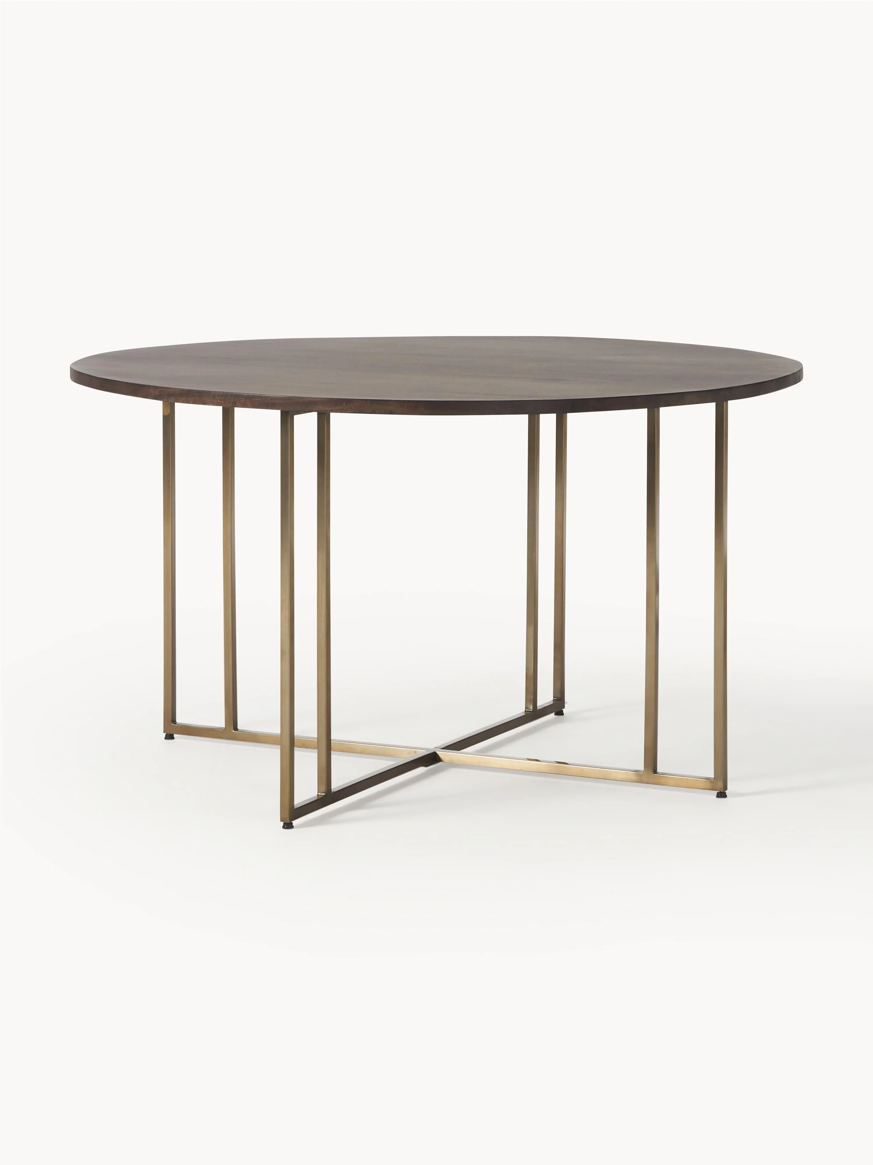 Ronde eettafel Luca van mangohout, in verschillende formaten