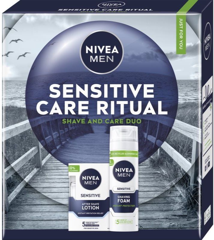 NIVEA MEN Sensitive Care Ritual Gift Set voor het Scheren